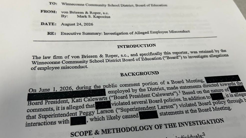 New documents reveal details on investigation, retirement for Winneconne's Peggy Larson — Fox 11 Green Bay Local, Dickinson Community news